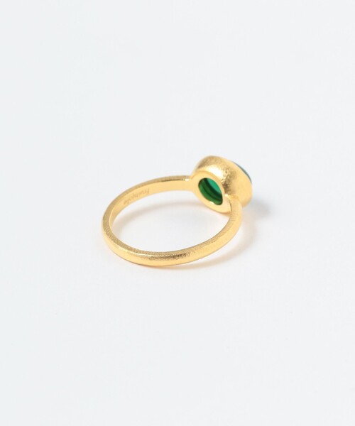 Demi-Luxe BEAMS(デミルクス ビームス)の「Fruitsjolie / グリーンオニキス リング(リング・レディース・グリーン・11号)」の3枚目の写真