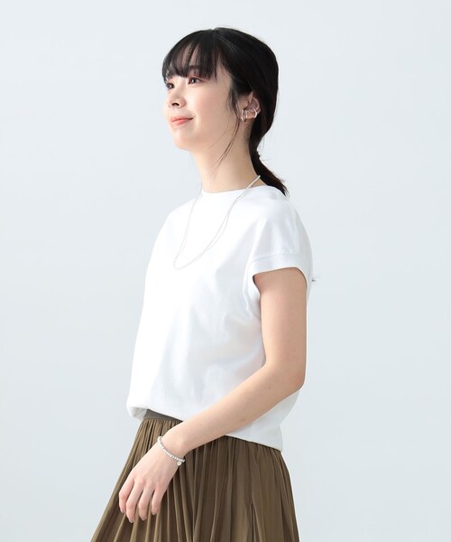【Demi-Luxe BEAMS】AK+1 / フレンチスリーブ Tシャツ Demi-Luxe BEAMS（デミルクス ビームス）の「AK+1 / フレンチ