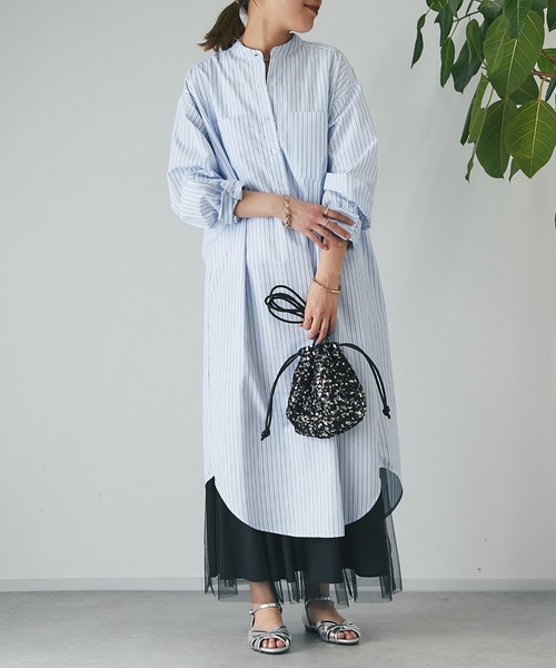 un dix cors（アンディコール）の「スパンコール巾着（ハンドバッグ・レディース・ブラック/シルバー・FREE）」の6枚目の写真