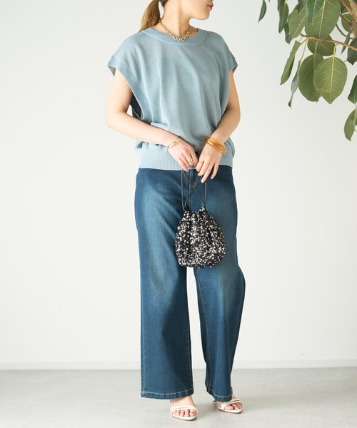 un dix cors（アンディコール）の「スパンコール巾着（ハンドバッグ・レディース・ブラック/シルバー・FREE）」の11枚目の写真