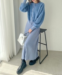 LOWRYS FARM | フェザーカーデ＊スカート２Ｐ　971112(ワンピース)