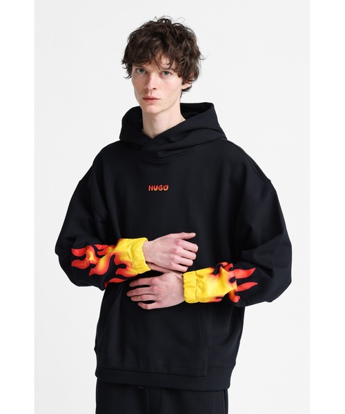 人気☆【HUGO】Happy HUGO ロゴ フーディ/パーカー 関/送込み 特価！関送込】 Hugo Boss 大谷翔平選手 愛用 ロゴ パーカー