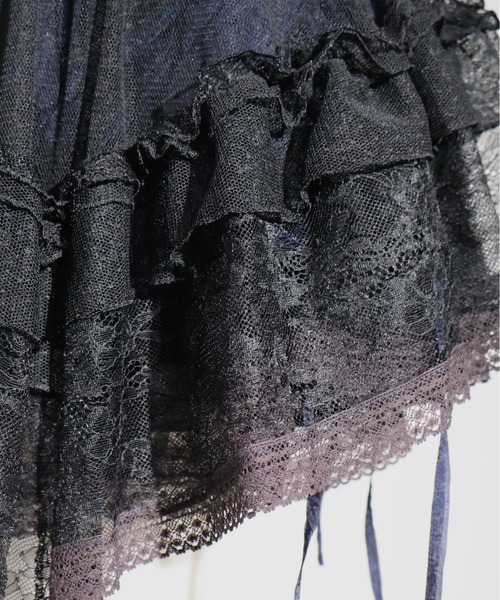 rurumu:(ルルムウ)の「Remneh by rurumu:/レムネ バイ ルルムウ/shirring fril shorts(その他パンツ・レディース・ブラック/ラベンダー・FREE)」の17枚目の写真
