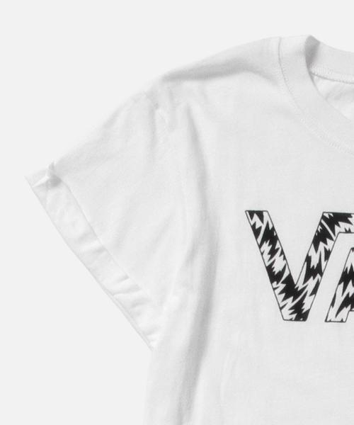 ELEY KISHIMOTO(イーリーキシモト)の「ELEY KISHIMOTO×VANS / "フラッシュ" ロゴ Tシャツ(Tシャツ/カットソー・レディース・ホワイト・ONE SIZE)」の5枚目の写真