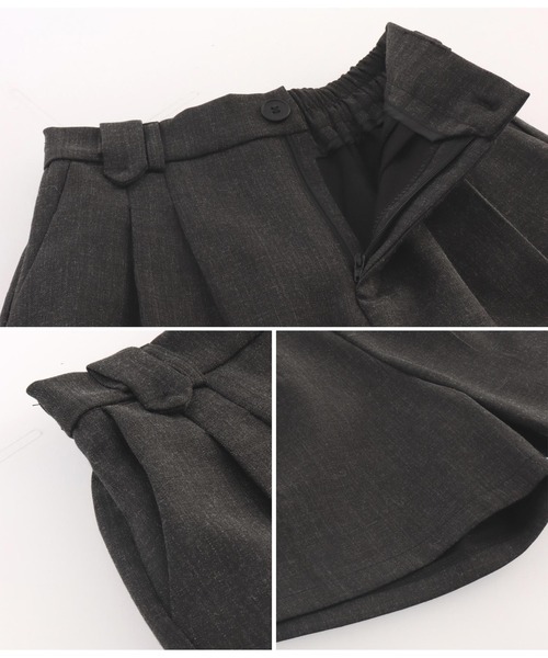 ANAP（アナップ）の「ツータックバミューダパンツ（その他パンツ・レディース・ブラウン/ブラック・FREE）」の19枚目の写真