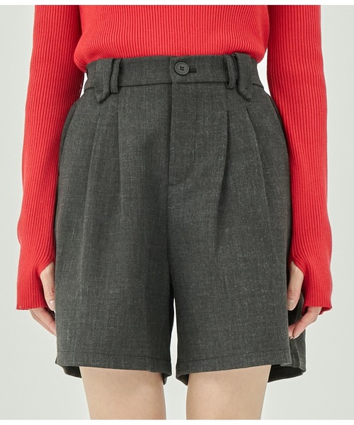 ANAP（アナップ）の「ツータックバミューダパンツ（その他パンツ・レディース・ブラウン/ブラック・FREE）」の18枚目の写真