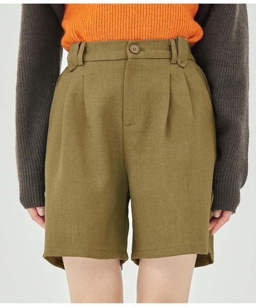 ANAP（アナップ）の「ツータックバミューダパンツ（その他パンツ・レディース・ブラウン/ブラック・FREE）」の17枚目の写真