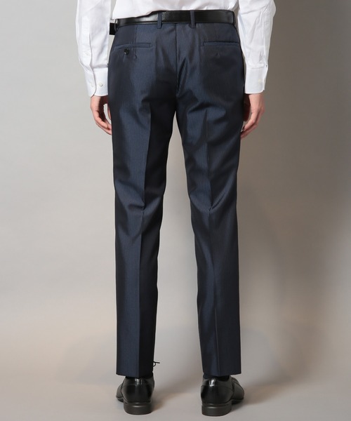 CROWDED CLOSET（クラウデッドクローゼット）の「ブライトナローストライプスーツセットアップ（同素材ベストあり）（セットアップ・メンズ・ブラック/ネイビー・01/02/03/04）」の15枚目の写真