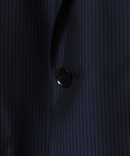 CROWDED CLOSET（クラウデッドクローゼット）の「ブライトナローストライプスーツセットアップ（同素材ベストあり）（セットアップ・メンズ・ブラック/ネイビー・01/02/03/04）」の18枚目の写真