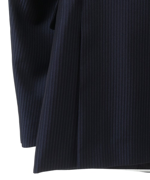 CROWDED CLOSET（クラウデッドクローゼット）の「ブライトナローストライプスーツセットアップ（同素材ベストあり）（セットアップ・メンズ・ブラック/ネイビー・01/02/03/04）」の21枚目の写真