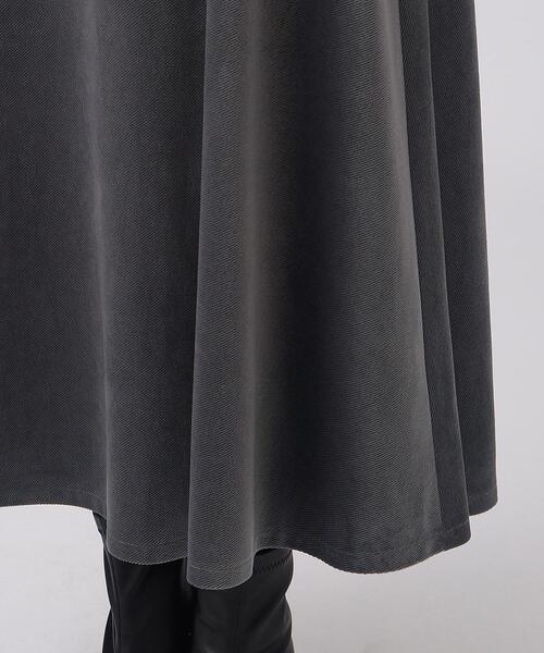 DRESKIP(ドレスキップ)の「◆【上品な光沢】ベロアツイル ミディ丈 フレアスカート(スカート・レディース・ダークグレー/ブルーグリーン/ブラック・02/03/04)」の13枚目の写真