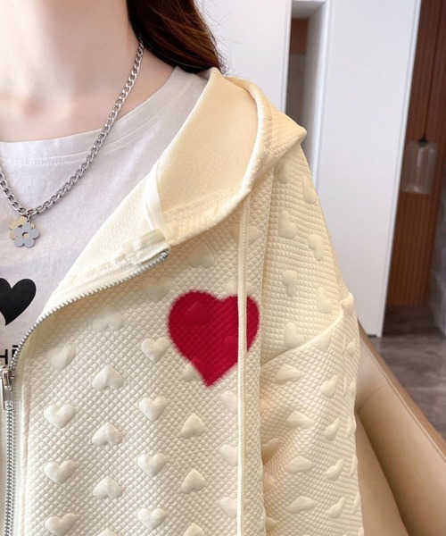 Miniministore(ミニミニストア)の「ジップパーカーレディース 春秋スウェット(パーカー・レディース・グレー/ブラック/ベージュ・XL/XXL)」の14枚目の写真