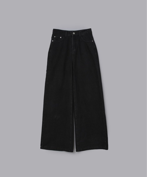 Olu.（オルドット）の「ロングワイドデニムパンツ（デニムパンツ・レディース・ブルー/ブラック・0/1）」の8枚目の写真