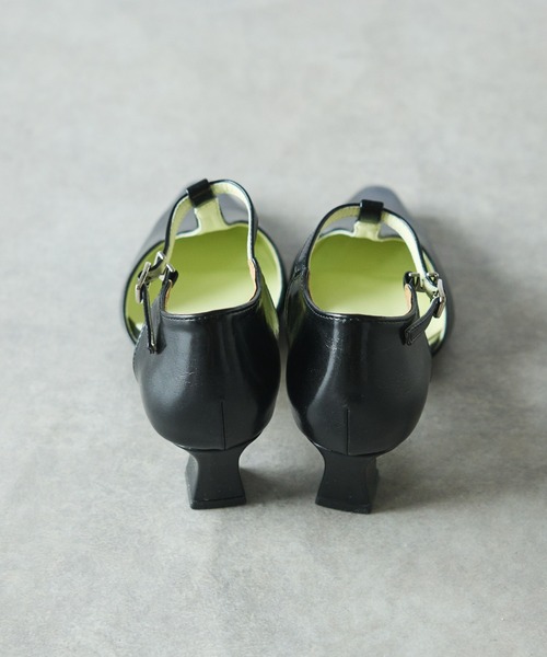 EVOL（イーボル）の「【EVOL(イーボル)】Tストラップヒールパンプス（パンプス・レディース・シルバー/ブラック・24.5/23.5/22.5）」の14枚目の写真