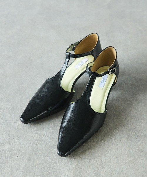 EVOL（イーボル）の「【EVOL(イーボル)】Tストラップヒールパンプス（パンプス・レディース・シルバー/ブラック・24.5/23.5/22.5）」の22枚目の写真