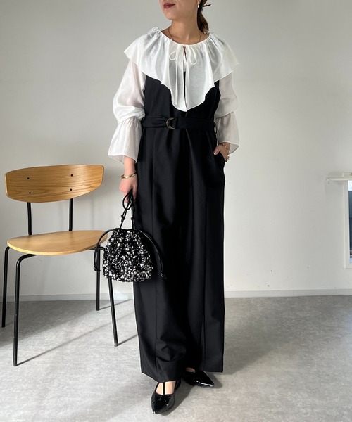 EVOL（イーボル）の「【EVOL(イーボル)】Tストラップヒールパンプス（パンプス・レディース・シルバー/ブラック・24.5/23.5/22.5）」の9枚目の写真