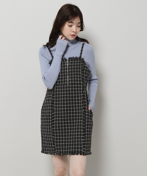 3.3 Field Trip （3.3フィールドトリップ）の「3.3 Field Trip／ツイードミニワンピース 2995585（ワンピース・レディース・ホワイト/ブラック・FREE）」の17枚目の写真