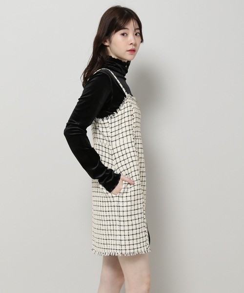 3.3 Field Trip （3.3フィールドトリップ）の「3.3 Field Trip／ツイードミニワンピース 2995585（ワンピース・レディース・ホワイト/ブラック・FREE）」の22枚目の写真