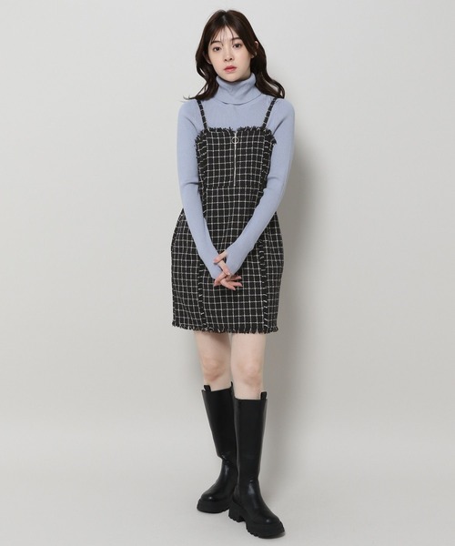 3.3 Field Trip （3.3フィールドトリップ）の「3.3 Field Trip／ツイードミニワンピース 2995585（ワンピース・レディース・ホワイト/ブラック・FREE）」の13枚目の写真