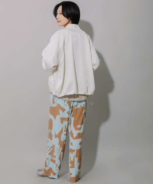 Munich（ミューニック）の「リサイクルナイロンツイルジップブルゾン（ブルゾン・レディース・アイボリー/ブラック/ベージュ・FREE）」の13枚目の写真