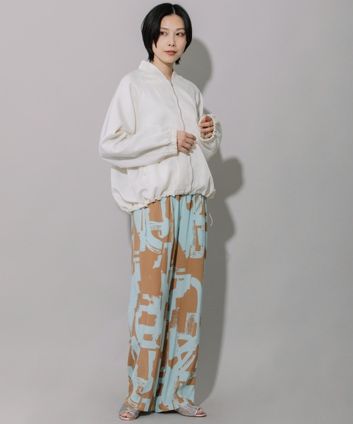 Munich（ミューニック）の「リサイクルナイロンツイルジップブルゾン（ブルゾン・レディース・アイボリー/ブラック/ベージュ・FREE）」の14枚目の写真