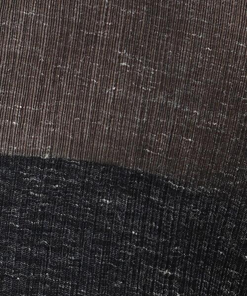 GALLEST（ギャレスト）の「ナチュラルシアーカットソー（Tシャツ/カットソー・レディース・オフホワイト/イエロー系その他/ブラック・38）」の9枚目の写真