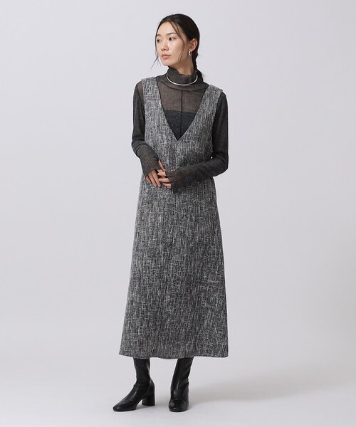 GALLEST（ギャレスト）の「ナチュラルシアーカットソー（Tシャツ/カットソー・レディース・オフホワイト/イエロー系その他/ブラック・38）」の7枚目の写真