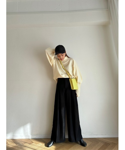 TRUNC(トランクエイティーエイト)の「Finger Hole Volume Sleeve Knit(ニット/セーター・レディース・グレー・FREE)」の16枚目の写真
