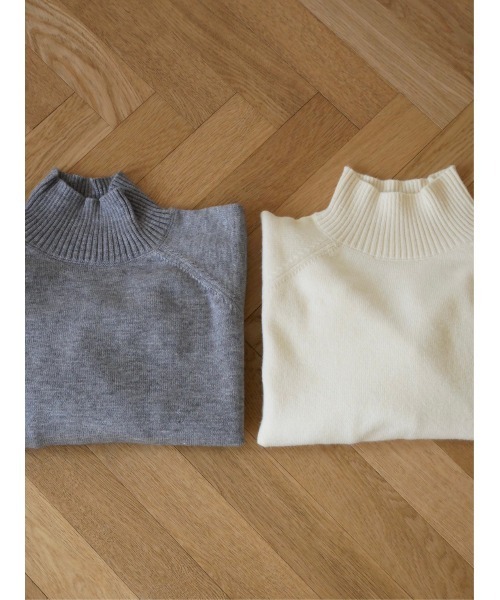 TRUNC(トランクエイティーエイト)の「Finger Hole Volume Sleeve Knit(ニット/セーター・レディース・グレー・FREE)」の19枚目の写真