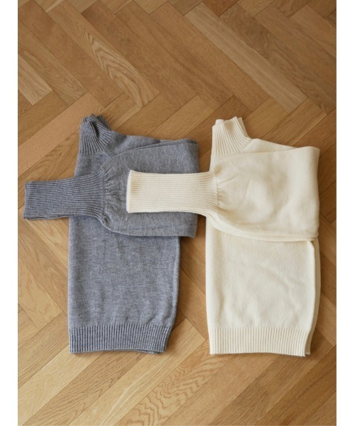 TRUNC(トランクエイティーエイト)の「Finger Hole Volume Sleeve Knit(ニット/セーター・レディース・グレー・FREE)」の20枚目の写真
