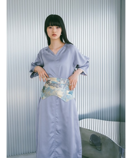 sahara（サハラ）の「【WEB限定】Jacquard Belt Dress