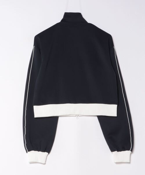 Alley by w closet（アリーバイダブルクローゼット）の「【Alley】ハイネックパイピングジャージ（その他アウター・レディース・ネイビー/ピンク・FREE）」の3枚目の写真