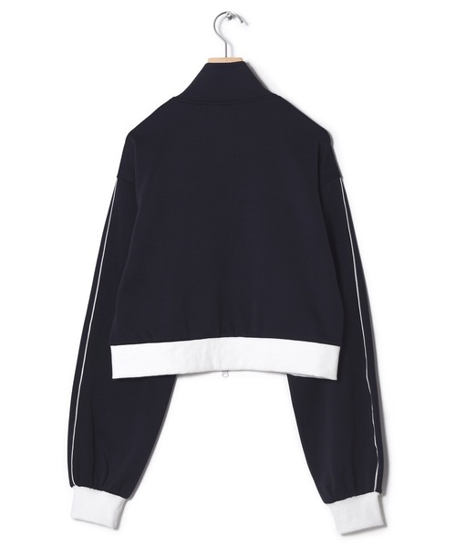 Alley by w closet（アリーバイダブルクローゼット）の「【Alley】ハイネックパイピングジャージ（その他アウター・レディース・ネイビー/ピンク・FREE）」の11枚目の写真