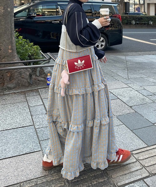 Alley by w closet（アリーバイダブルクローゼット）の「【Alley】ハイネックパイピングジャージ（その他アウター・レディース・ネイビー/ピンク・FREE）」の8枚目の写真