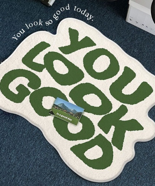 MGV(エムジーヴィー)の「Lettering rug(ラグ/マット・メンズ・C/B/A・FREE)」の1枚目の写真