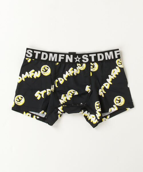 STUD MUFFIN（スタッドマフィン）の「STUD MUFFIN/スタッドマフィン/バイアスグラフィティ柄アンダーウエア（ボクサーパンツ・メンズ・ブラック/ホワイト・L/XL/M）」の2枚目の写真
