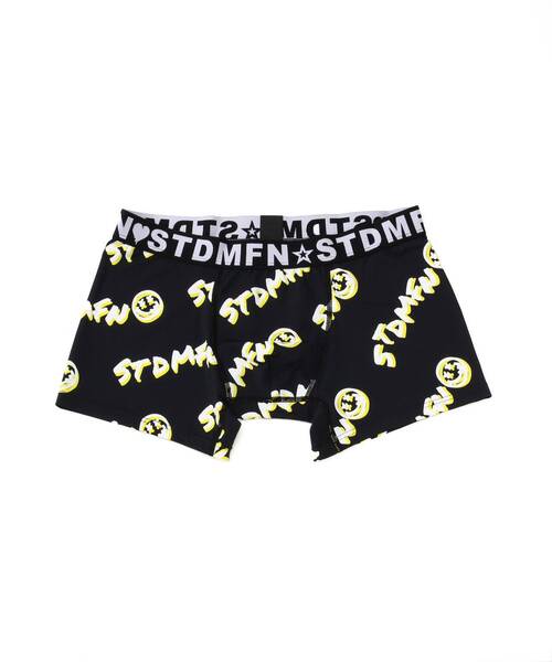 STUD MUFFIN（スタッドマフィン）の「STUD MUFFIN/スタッドマフィン/バイアスグラフィティ柄アンダーウエア（ボクサーパンツ・メンズ・ブラック/ホワイト・L/XL/M）」の3枚目の写真