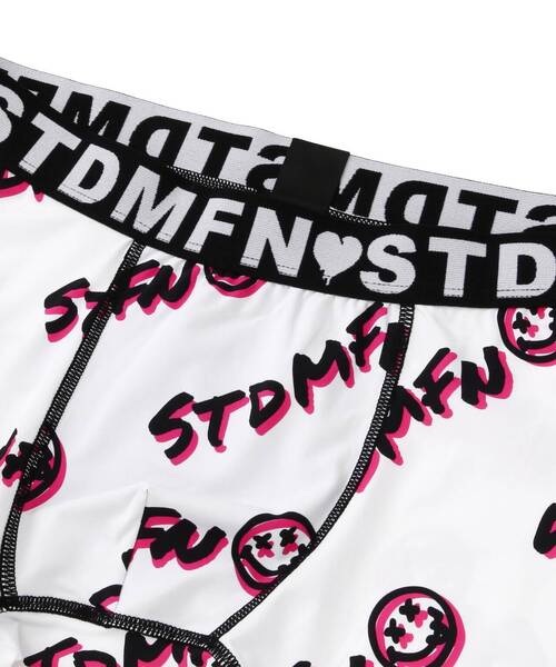 STUD MUFFIN（スタッドマフィン）の「STUD MUFFIN/スタッドマフィン/バイアスグラフィティ柄アンダーウエア（ボクサーパンツ・メンズ・ブラック/ホワイト・L/XL/M）」の5枚目の写真