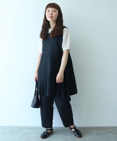 bulle de savon（ビュルデサボン）の「△T/R プリーツベスト（ベスト