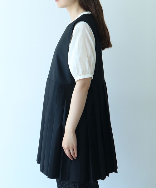 △T/R プリーツベスト（ベスト）｜bulle de savon（ビュルデサボン）の