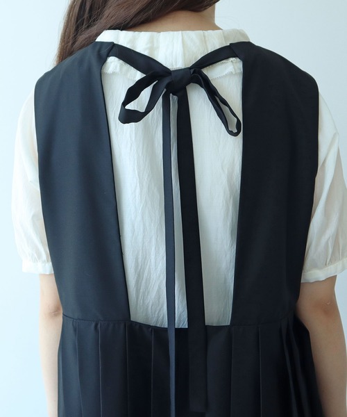 bulle de savon（ビュルデサボン）の「△T/R プリーツベスト（ベスト