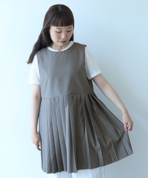 最新発見 △T/R プリーツベスト（ベスト）｜bulle de savon トップス