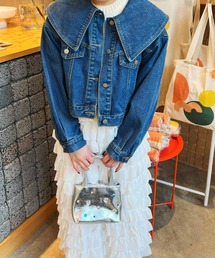ビックカラーデニムジャケット