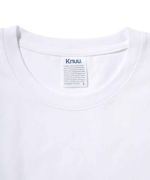 Knuu(ヌウ)の「9.5oz Heavy T-Shirt / ヘビーベーシック半袖Tシャツ(Tシャツ/カットソー・メンズ・ホワイト/ネイビー/ブラック・XX-LARGE/X-LARGE/MEDIUM/SMALL/LARGE/X-SMALL)」の11枚目の写真