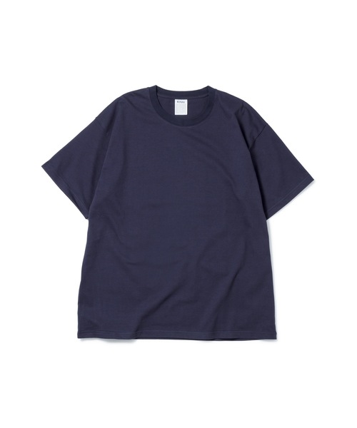 Knuu(ヌウ)の「9.5oz Heavy T-Shirt / ヘビーベーシック半袖Tシャツ(Tシャツ/カットソー・メンズ・ホワイト/ネイビー/ブラック・XX-LARGE/X-LARGE/MEDIUM/SMALL/LARGE/X-SMALL)」の9枚目の写真