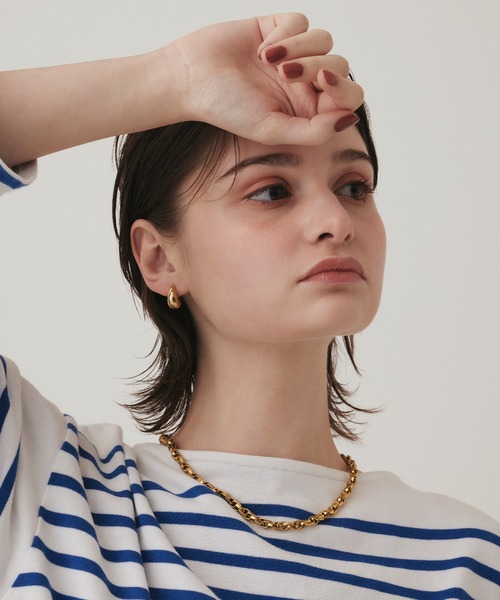 CENE（セネ）の「【CENE】セネ/ボリュームチェーンネックレス（ネックレス・レディース・ゴールド/シルバー・FREE）」の8枚目の写真