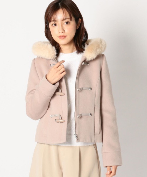 ミッシュマッシュ MISCH MASCH ダッフルコート くろ 