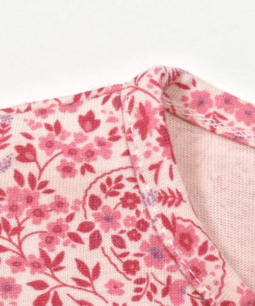 birthday party(バースデイパーティー)の「【お揃い】天竺ペイズリー花プリントボディミニ(70~80cm)(ロンパース・キッズ・ピンク系その他/グリーン系その他・80cm/70cm)」の11枚目の写真