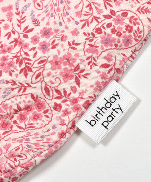 birthday party(バースデイパーティー)の「【お揃い】天竺ペイズリー花プリントボディミニ(70~80cm)(ロンパース・キッズ・ピンク系その他/グリーン系その他・80cm/70cm)」の14枚目の写真