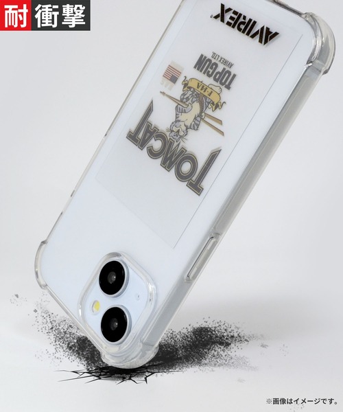 iPhone15 iPhone14 iPhone13 アヴィレックス [耐衝撃クリアケース